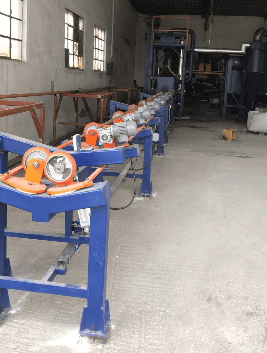 Otomatik Boru Dışı Kumlama Ünitesi
